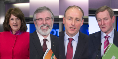 Díospóireacht na gceannairí: ‘Keep the recovery going’ an rosc catha a bheidh ag Fianna Fáil agus ‘more to do’ ag Kenny