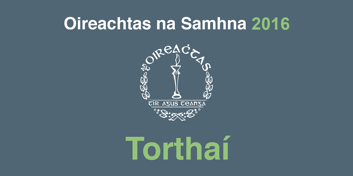 Torthaí – Oireachtas na Samhna 2016
