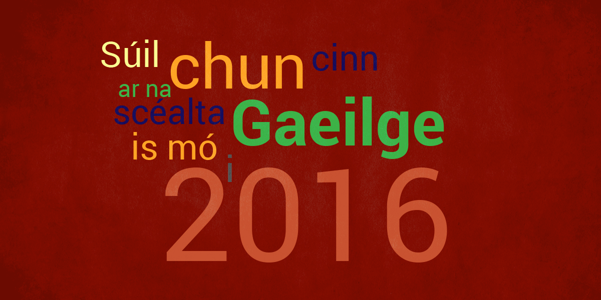 Súil chun cinn ar na scéalta Gaeilge is mó i 2016