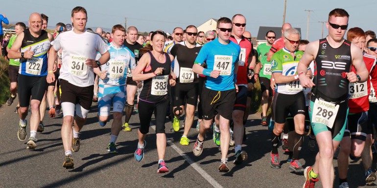 The first wave of runners off at 8am on Saturday at the WAAR event is West Donegal hosted by the Naomh Muire GAA Club.